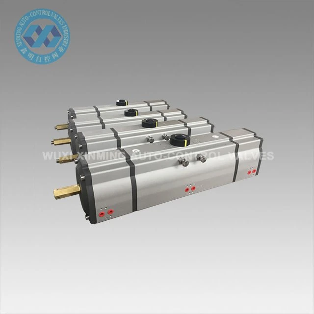 Tre-trinns pneumatisk aktuator
