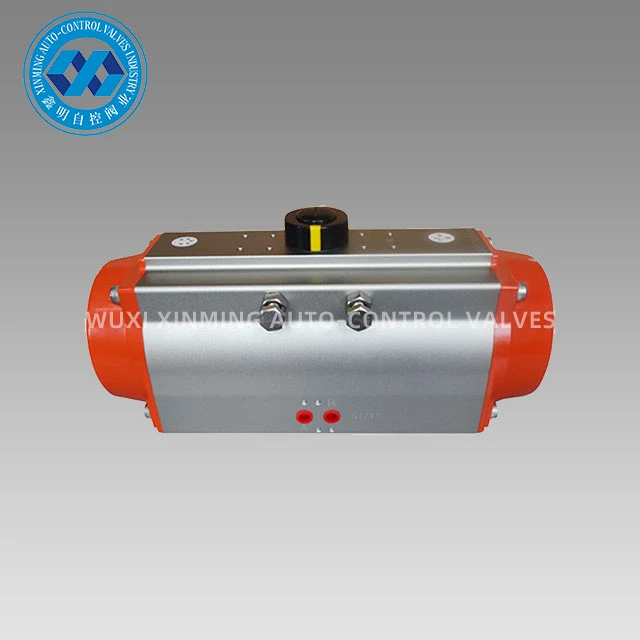 Pneumatisk aktuator med hard anodisering