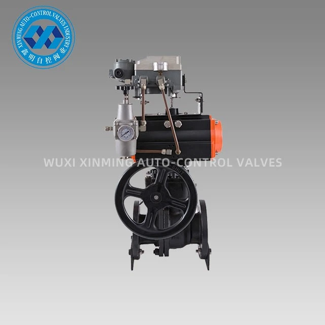 Pneumatic Actuator WCB Flange Ball Valve