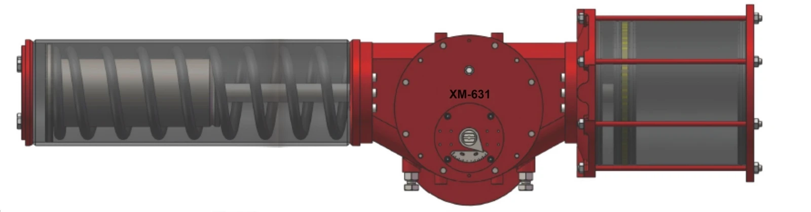 scotch yoke pneumatic actuator XM-631 scotch yoke pneumatic actuator XM-631