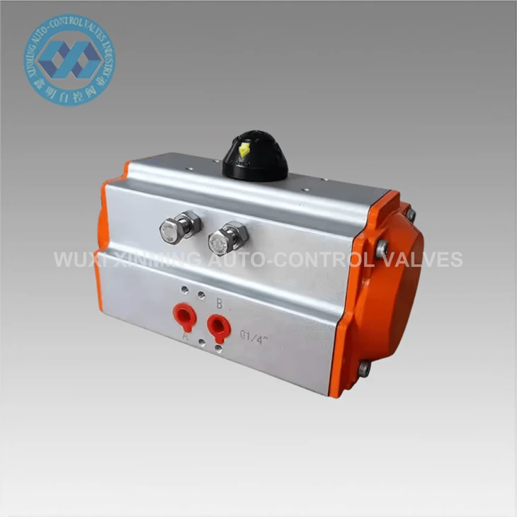 Quarter Turn Air Actuator for Ball/Butterfly Valve Dobbeltvirkende pneumatisk roterende aktuator