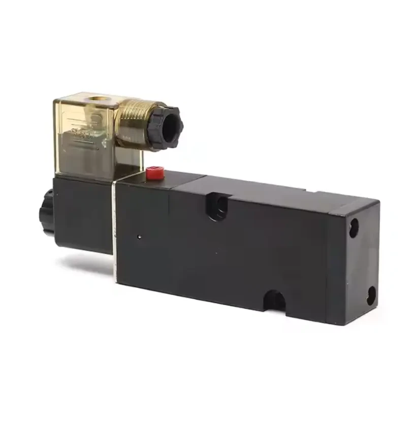 Enkelt og dobbelvirkende pneumatisk aktuator magnetventil